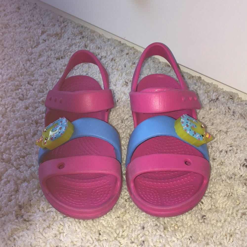 Girls crocs sandals size 12
